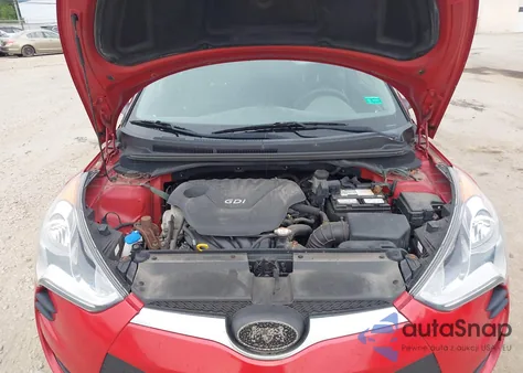 2013 Hyundai Veloster Base W/Black z USA, uszkodzony, nr VIN KMHTC6AD0DU145090